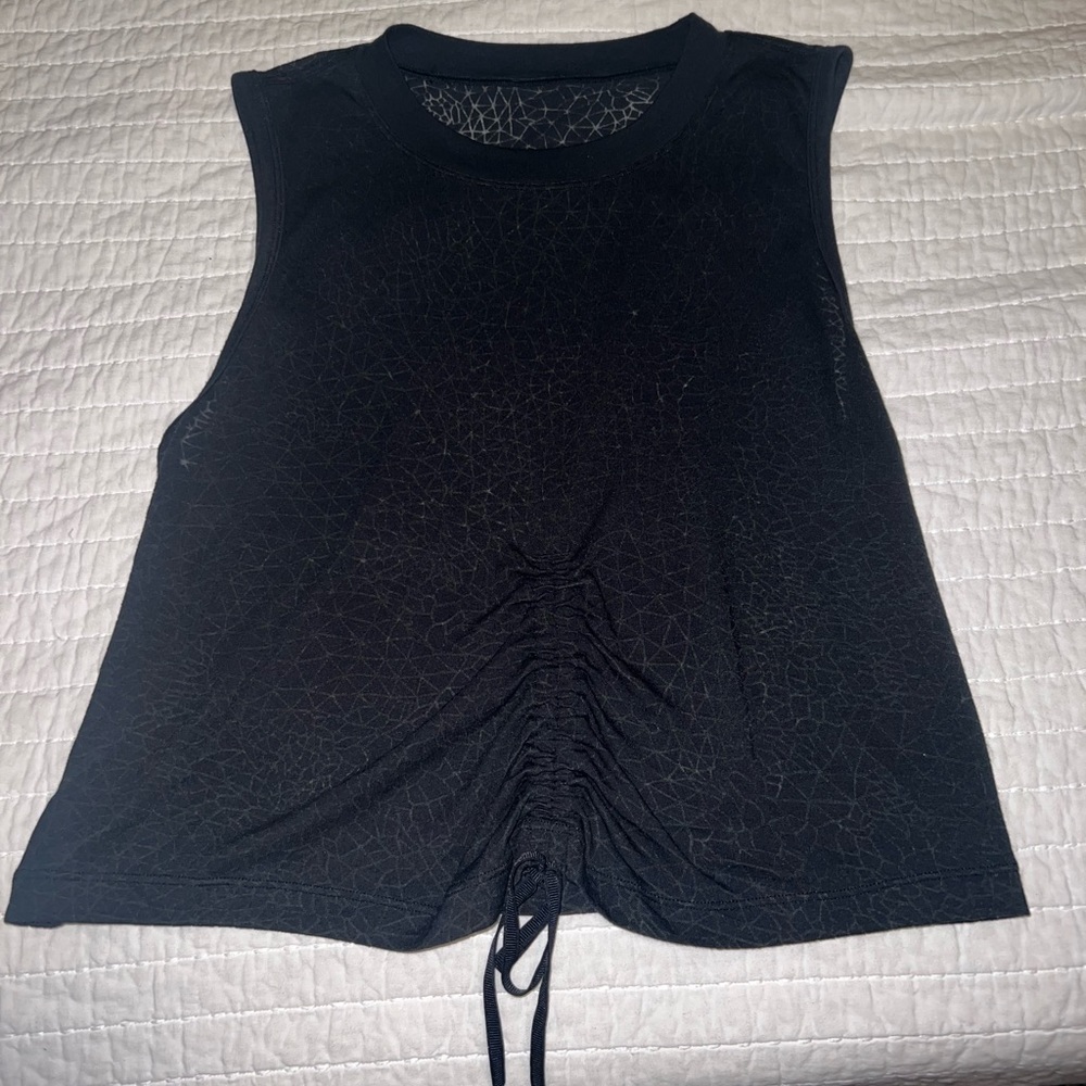 Lululemon Black Geometric Print Tank